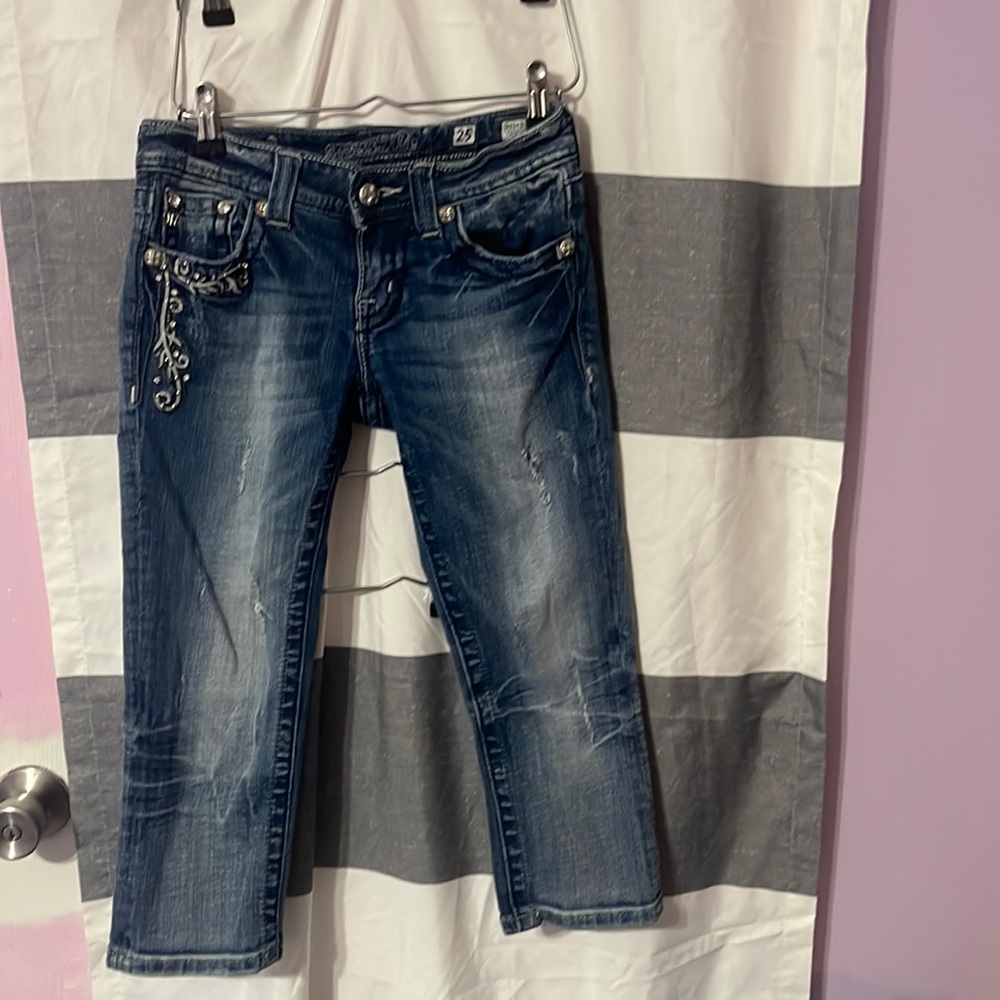 Miss me cropped jeans